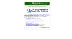 Desktop Screenshot of phpconf.hu