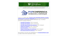 Tablet Screenshot of phpconf.hu